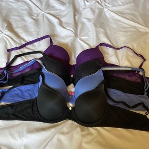 Victoria’s Secret and aerie demi bras lot of 4 size 36A excellent!